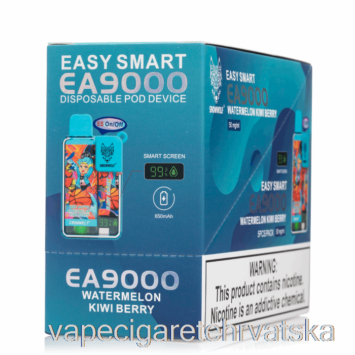 Vape Cigarete Snowwolf Easy Smart Ea9000 Za Jednokratnu Upotrebu (5 Komada)